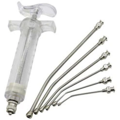 GP Eringue D'alimentation Tubes D'alimentation Pour Bébé Oiseaux Seringue D'alimentation à La Main Pour Perroquet Avec 6 Tubes De Gavage Incurvés (20ML)
