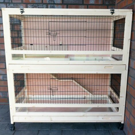 Cage Clapier Enclos Pour Lapins 115 X 60 X 118 Cm.Modele 046 Calin 3 Cage Clapier Enclos Pour Lapins 115 X 60 X 118 Cm.Modele 046 Calin – Image 3