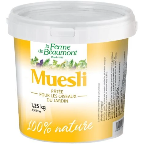 Muesli Seau De 1,25 Kg 2,5 Litres Pâtée Fortifiante Volailles 1 Muesli Seau De 1,25 Kg 2,5 Litres Pâtée Fortifiante Volailles