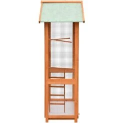 Cage à Oiseaux Pin Massif Et Bois De Sapin 125,5x59,5x164 Cm VidaXL -Trixie || Flamingo Soldes Magasin 11741650 4