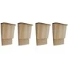 Maison Pou Chauve-souris 4 Pcs 22 X 12 X 34 Cm Bois VidaXL