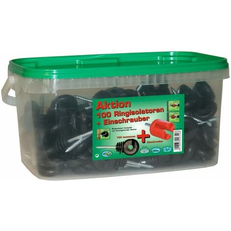 Isolateurs Annulaires à Vis - 28 X 20 X 19 - Boîte De 100 Pièces AKO 4 Isolateurs Annulaires à Vis - 28 X 20 X 19 - Boîte De 100 Pièces AKO – Image 4