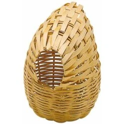 Ferplast Nid PA 4452 Nid Fermé En Osier Pour Canaris, Petits Oiseaux Et Oiseaux Exotiques . Variante PA 4452 - Mesures: 8.5 X H 11.5 Cm - Ø 10.6 Cm -