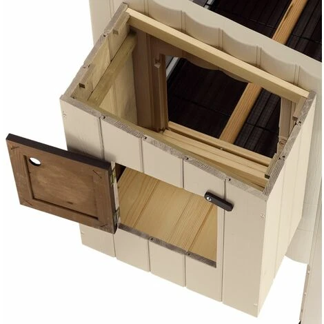 Ferplast HAPPY FARM 120 Maisonnette Pour Poules En Plastique. Variante HAPPY FARM 120 - Mesures: 140 X 139 X H 110 Cm - 5 Ferplast HAPPY FARM 120 Maisonnette Pour Poules En Plastique. Variante HAPPY FARM 120 - Mesures: 140 X 139 X H 110 Cm - – Image 5