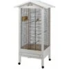 Ferplast HEMMY FERPLAST Volière Cage à Oiseaux HEMMY : Cage En Bois Avec Accessoires Pour Oiseaux.. Variante HEMMY - Mesures: 84.5 X 65.5 X H 165 Cm -