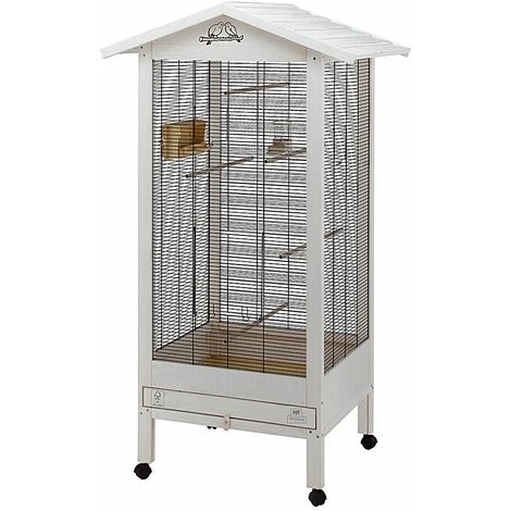 Ferplast HEMMY FERPLAST Volière Cage à Oiseaux HEMMY : Cage En Bois Avec Accessoires Pour Oiseaux.. Variante HEMMY - Mesures: 84.5 X 65.5 X H 165 Cm - 1 Ferplast HEMMY FERPLAST Volière Cage à Oiseaux HEMMY : Cage En Bois Avec Accessoires Pour Oiseaux.. Variante HEMMY - Mesures: 84.5 X 65.5 X H 165 Cm -