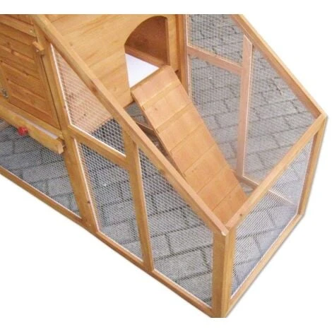 Bc-elec - 5663-0553 Cage Pour Lapin, Clapier En Bois Avec Porte Et Tiroir, 136 X 118 X 61cm 5 Bc-elec - 5663-0553 Cage Pour Lapin, Clapier En Bois Avec Porte Et Tiroir, 136 X 118 X 61cm – Image 5