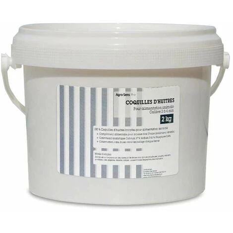 Coquilles D'huitres Concassées, Poules Et Volailles - Seau 2 Kg 1 Coquilles D'huitres Concassées, Poules Et Volailles - Seau 2 Kg