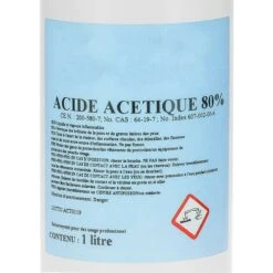 Acide Acétique 80 % 1 Litre