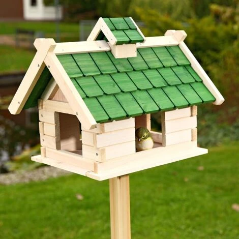 Mucola Refuge D'oiseaux Mangeoire D'oiseaux Blancs En Bois Villa Peuplement 4 Mucola Refuge D'oiseaux Mangeoire D'oiseaux Blancs En Bois Villa Peuplement – Image 4