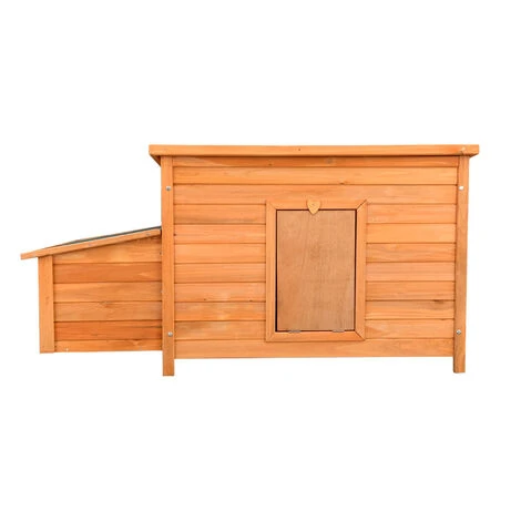 Poulailler Marron Rougeâtre Bois 136x74x70cm Nichoir Bac Amovible Nettoyage Abri Niche Maisonnette 5 Poulailler Marron Rougeâtre Bois 136x74x70cm Nichoir Bac Amovible Nettoyage Abri Niche Maisonnette – Image 5