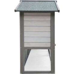 Clapier à Lapins XL Gris Clair 151x66x100cm Bois Cage Rongeurs & Enclos Bac Amovible Nettoyage 8 Clapier à Lapins XL Gris Clair 151x66x100cm Bois Cage Rongeurs & Enclos Bac Amovible Nettoyage -Trixie || Flamingo Soldes Magasin 17613622 4