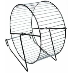 Roue Hamster Métal/chrome 12cm