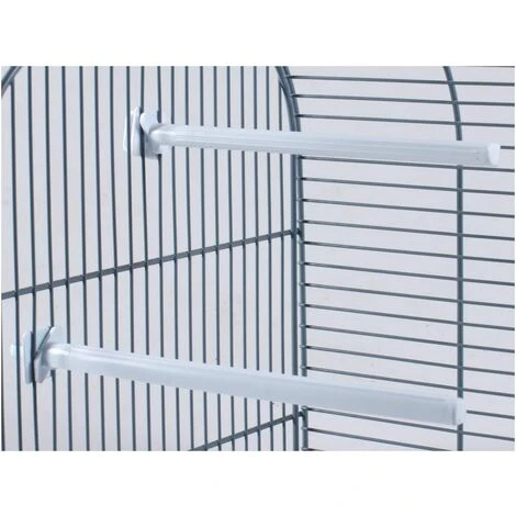 Perchoir Oiseau Plastique Blanc 20,5cm(2) 1 Perchoir Oiseau Plastique Blanc 20,5cm(2)