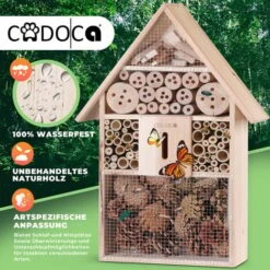 Deuba Hôtel à Insectes XXL En Bois Naturel 48 X 31 X 10 Cm Maisonnette Abri Refuge Pour Abeille Coccinelle Papillon 7 Deuba Hôtel à Insectes XXL En Bois Naturel 48 X 31 X 10 Cm Maisonnette Abri Refuge Pour Abeille Coccinelle Papillon -Trixie || Flamingo Soldes Magasin 18476786 3