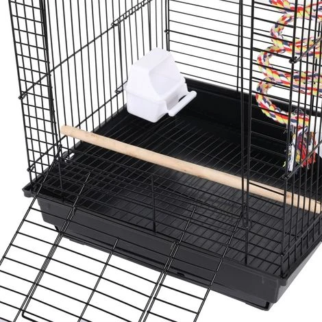 Yaheetech Cage à Oiseaux Avec Corde De Jouet 40 X 40 X 58 Cm Cage Pour Perruche Canari Calopsitte Ouverture Supérieure 2 Yaheetech Cage à Oiseaux Avec Corde De Jouet 40 X 40 X 58 Cm Cage Pour Perruche Canari Calopsitte Ouverture Supérieure – Image 2
