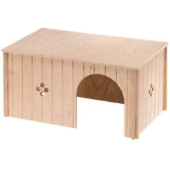 Ferplast SIN MAXI Maisonette Pour Lapins En Bois FSC. Variante SIN MAXI - Mesures: 52 X 31 X H 26 Cm -