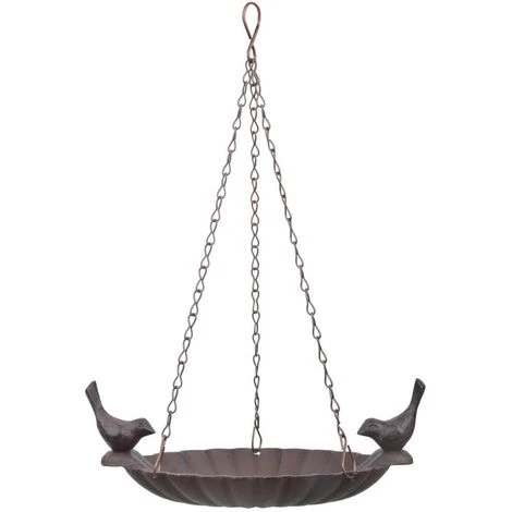 Mangeoire à Oiseaux Suspendu Avec Oiseau Décoratif 2 Oiseaux 1 Mangeoire à Oiseaux Suspendu Avec Oiseau Décoratif 2 Oiseaux