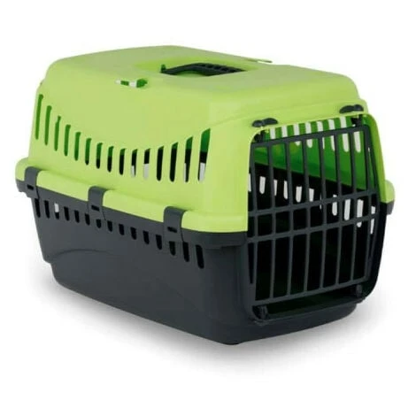 Caisse De Transport NAYECO Animaux De Petite Taille - Vert - 46x31x32cm 1 Caisse De Transport NAYECO Animaux De Petite Taille - Vert - 46x31x32cm