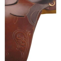 18, Noir: Selle Australienne En Cuir Graissé Complète -Trixie || Flamingo Soldes Magasin 23819869 4