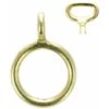 Anneau En Or Avec Crochet D'arrimage Fixe