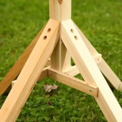 Melko Support Pour Nichoir En Bois Non Traité Pour Nichoir Mangeoire à Oiseaux, 66,5 X 66,5 X 105 Cm, Marron -Trixie || Flamingo Soldes Magasin 24027744 3