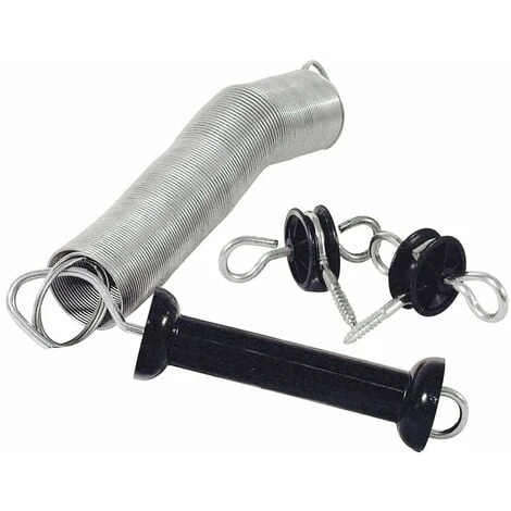 Kit Complet De Portail Comprenant Une Poignée, Un Ressort Et Des Isolateurs 1 Kit Complet De Portail Comprenant Une Poignée, Un Ressort Et Des Isolateurs