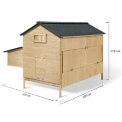 Poulailler Chalet 15 à 18 Poules Avec Pondoir En Bois 9 Poulailler Chalet 15 à 18 Poules Avec Pondoir En Bois -Trixie || Flamingo Soldes Magasin 24446975 5