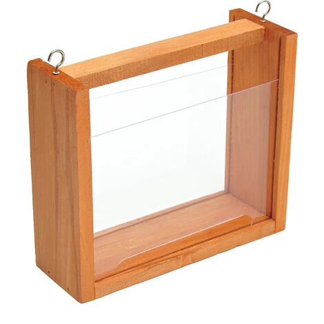 HOMCOM Mangeoire Sur Pied Nichoir A Plateau Station A Oiseaux Bois Pour Exterieur 150cm 5 HOMCOM Mangeoire Sur Pied Nichoir A Plateau Station A Oiseaux Bois Pour Exterieur 150cm – Image 5