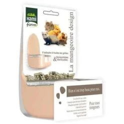 Mangeoire A Suspendre Beige Pour Lapin Cobaye