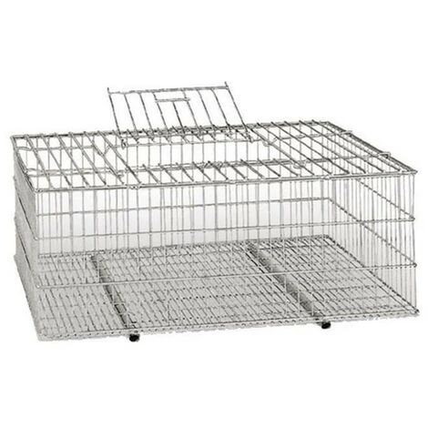 Cage Métallique Pour Le Transport Des Oiseaux 73x52x30 Cm 1 Cage Métallique Pour Le Transport Des Oiseaux 73x52x30 Cm