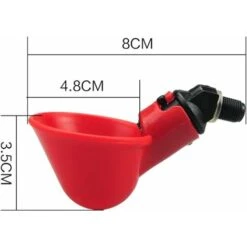 LITZEE Lot De 3 Abreuvoirs Automatiques Pour Poussins, Cailles, Canards Et Autres Volailles -Trixie || Flamingo Soldes Magasin 28070457 3