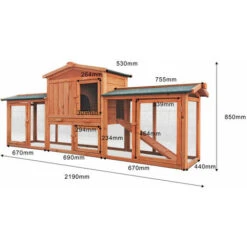 Clapier Lapin Exterieur XXL Deux Côtés 2240x850x530 Mm TWINS Bois Rampe Imperméable Tiroir En Métal Galvanisé Nettoyage Facile, Enclos Lapin De Brast 9 Clapier Lapin Exterieur XXL Deux Côtés 2240x850x530 Mm TWINS Bois Rampe Imperméable Tiroir En Métal Galvanisé Nettoyage Facile, Enclos Lapin De Brast -Trixie || Flamingo Soldes Magasin 29032196 5