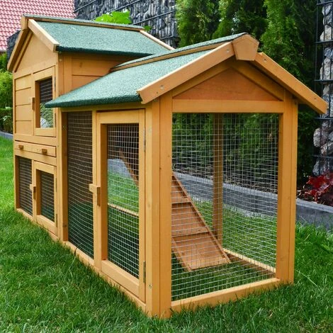 Cage Clapier Enclos Lapin 145x53x86 Cm Modele: 001 Villa Lapin BB LOISIR 2 Cage Clapier Enclos Lapin 145x53x86 Cm Modele: 001 Villa Lapin BB LOISIR – Image 2