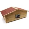 Niche De Chat Avec Isolation Avec Porte Maison Pour Chat Outdoor Maisonnette De Chat Pour L’hiver L