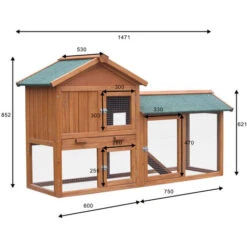 Clapier Lapin Exterieur XXL Rampe Enclos 1470x520x855 DELUXE Bois Imperméable Tiroir En Métal Galvanisé Nettoyage Facile – Clapier Enclos Pour Rongeur De BRAST 9 Clapier Lapin Exterieur XXL Rampe Enclos 1470x520x855 DELUXE Bois Imperméable Tiroir En Métal Galvanisé Nettoyage Facile – Clapier Enclos Pour Rongeur De BRAST -Trixie || Flamingo Soldes Magasin 32381746 5