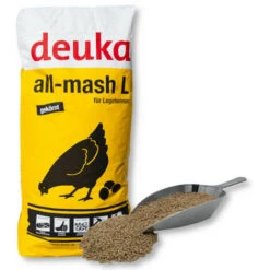 Deuka All-Mash L Grain Complet 25kg Aliment Pour Poules Pondeuses Farine De Ponte Grain De Ponte Aliment En Grains