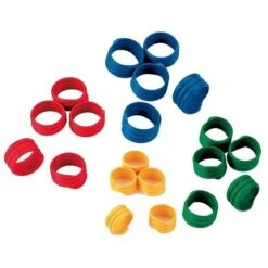 Anneaux En Spirale Pour Le Marquage Des Volailles - 12 Mm, 100 Pièces