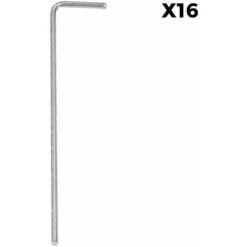 Kit Filet Clôtures Pour Poules Avec Piquets Double Pointes. Modulable. Porte D'accès. Sardines Incluses 12 M -Trixie || Flamingo Soldes Magasin 33036979 5