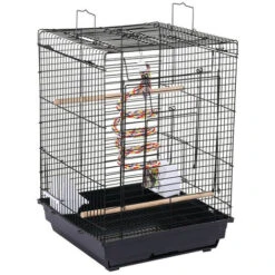 Cage à Oiseaux Intérieur Avec Poignée 40 X 40 X 58 Cm Toit Ouvrant Pour Perruche Ondulée Canari Calopsitte 8 Cage à Oiseaux Intérieur Avec Poignée 40 X 40 X 58 Cm Toit Ouvrant Pour Perruche Ondulée Canari Calopsitte -Trixie || Flamingo Soldes Magasin 33222710 4