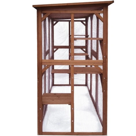 Parc à Chats Enclos En Bois 3 Parc à Chats Enclos En Bois – Image 3