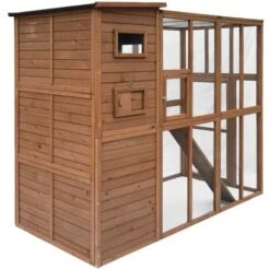 Grand Parc à Chats Avec Abri En Bois 8 Grand Parc à Chats Avec Abri En Bois -Trixie || Flamingo Soldes Magasin 34989234 4