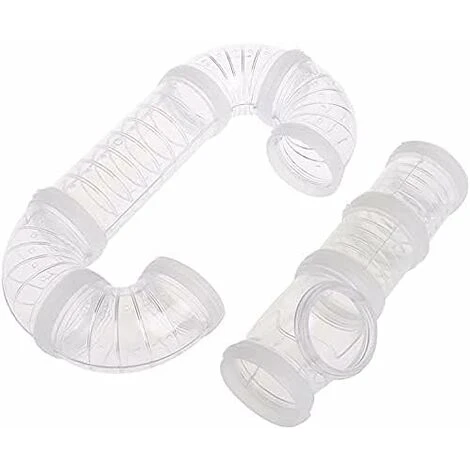 Jouet De Tunnel En Tube De Hamster, Module De Jeu De Bricolage Varié Pour Exercice De Jouet Pour Souris Hamster Tunnel De Connexion Externe Pour Hamster Sports Blanc Calibre 5,5 3 Jouet De Tunnel En Tube De Hamster, Module De Jeu De Bricolage Varié Pour Exercice De Jouet Pour Souris Hamster Tunnel De Connexion Externe Pour Hamster Sports Blanc Calibre 5,5 – Image 3