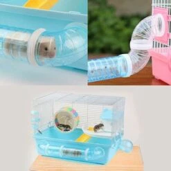 Tunnel De Connexion Externe Pour Hamster Calibre 5,5 Jouet De Tunnel En Tube De Hamster, Module De Jeu De Bricolage Varié Pour Exercice De Jouet Pour Souris Hamster Tunnel-Bleu -Trixie || Flamingo Soldes Magasin 36284951 4