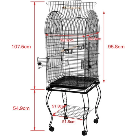 Cage Pour Voliere Perch Perroquets Oiseaux 5959150cm 3 Cage Pour Voliere Perch Perroquets Oiseaux 5959150cm – Image 3