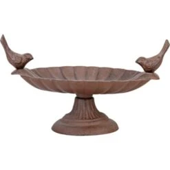 Bassin Pour Oiseaux - L 14,5 Cm X L 23,5 Cm X H 13,1 Cm - Livraison Gratuite