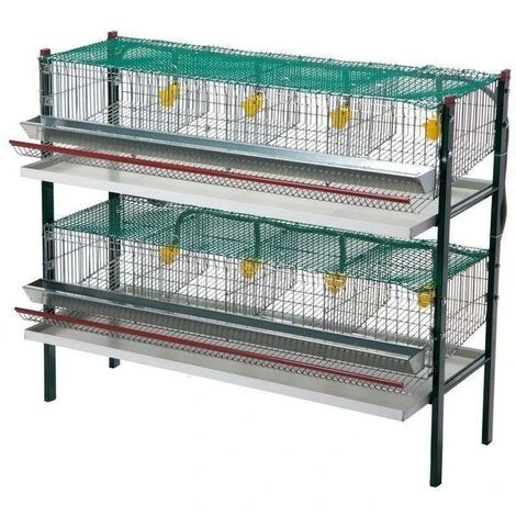 Caille Batterie Cage 8 Départements 105x47x90 Cm 1 Caille Batterie Cage 8 Départements 105x47x90 Cm