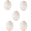5 Oeufs Pour Perruche, ø 1.8 Cm Artificiel En Plastique - Animallparadise