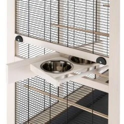 Ferplast WILMA LARGE Grande Volière En Bois FSC Pour Canaris, Perruches Et Oiseaux Exotiques. Variante WILMA LARGE - Mesures: 131.5 X 67 X H 153 Cm - -Trixie || Flamingo Soldes Magasin 41579866 5