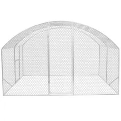 Enclos Poulailler Dôme 7,5 M² Parc Grillagé 3x2,5 M Avec Porte Latérale -Trixie || Flamingo Soldes Magasin 41828827 3